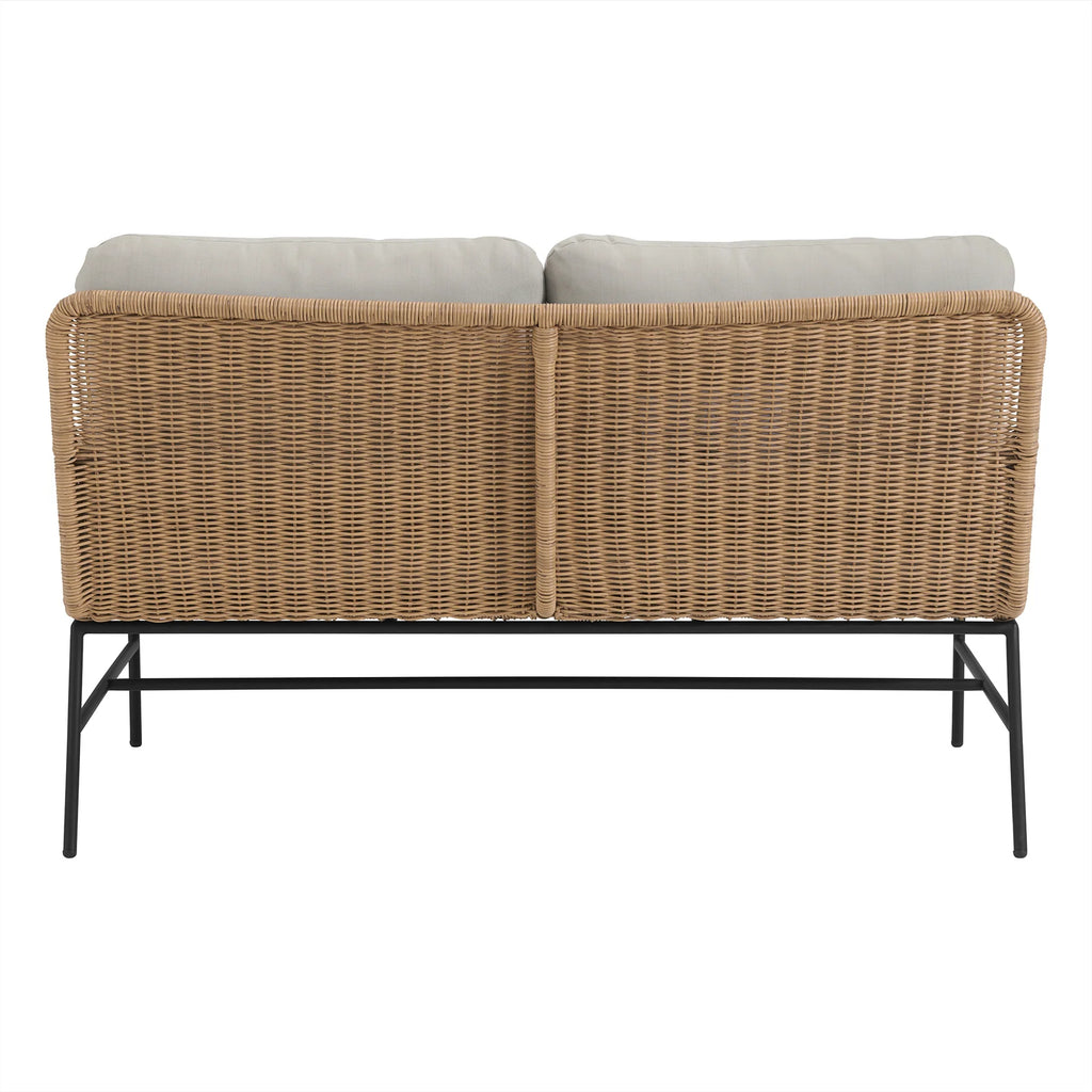 Virasat Outdoor Garden Balcony Sofa Set 2 Seater, 2 Single Seater and 1 Center Table Set (Tan)-VIRASAT FURNITURE & FURNISHING