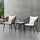 Virasat Outdoor Patio Seating Set 2 Chairs 1 Table Set Black-VIRASAT FURNITURE & FURNISHING