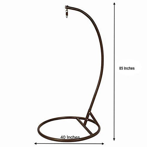 Virasat Outdoor Indoor Swing Jhula Hammocks Brown Stand-VIRASAT FURNITURE & FURNISHING
