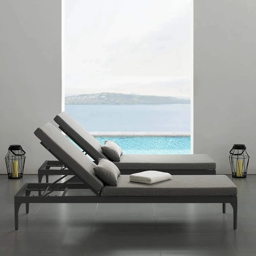 Virasat Outdoor Swimming Poolside Lounger Set of 2-VIRASAT FURNITURE & FURNISHING