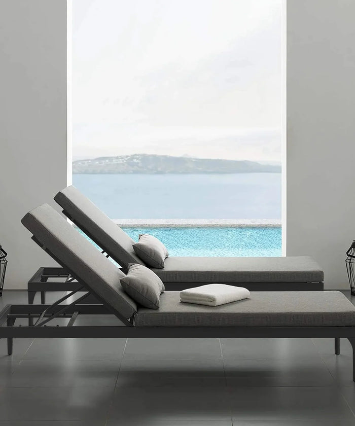 Virasat Outdoor Swimming Poolside Lounger Set of 2-VIRASAT FURNITURE & FURNISHING