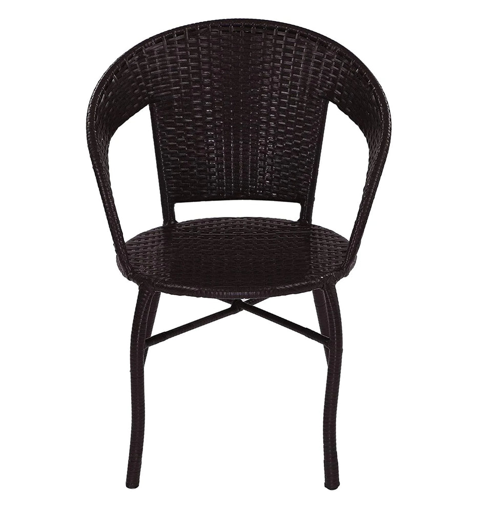 Virasat Outdoor Patio Seating Set 2 Chairs and 1 Table Set (Brown)-VIRASAT FURNITURE & FURNISHING