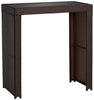 Virasat Outdoor Patio Bar Sets 4 Chairs and 1 Table Dark Brown-VIRASAT FURNITURE & FURNISHING