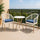 VIRASAT FURNITURE 3-Piece Outdoor Rattan Wicker Patio Set
