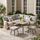 VIRASAT FURNITURE 6 SEATER L-SHAPE OUTDOOR ROPE SOFA SET