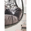 Virasat Single Seater Hanging Swing With Stand For Balcony, Garden Swing (Grey)-VIRASAT FURNITURE & FURNISHING