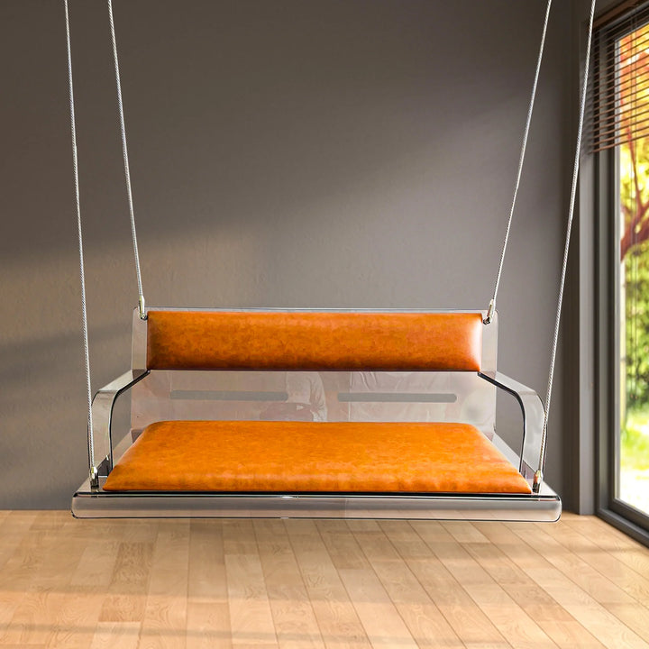 Virasat Avena Double Seater Hanging Swing Without Stand For Balcony , Garden Swing ( Acrylic )