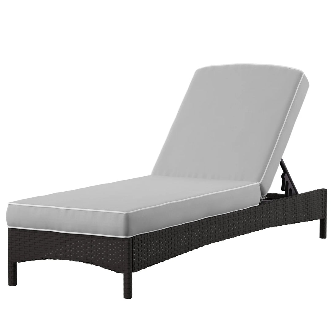 Virasat Takeshi Outdoor Swimming Poolside Lounger (Black)