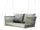Virasat Double Seater Hanging Swing Without Stand For Balcony, Garden Swing (Grey) Braided & Rope-VIRASAT FURNITURE & FURNISHING