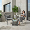 Intra Outdoor Patio Seating Set 2 Chairs and 1 Table Set