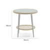 Virasat Outdoor Patio Seating Set 3 Chairs and 1 Table Set (Cream)-VIRASAT FURNITURE & FURNISHING