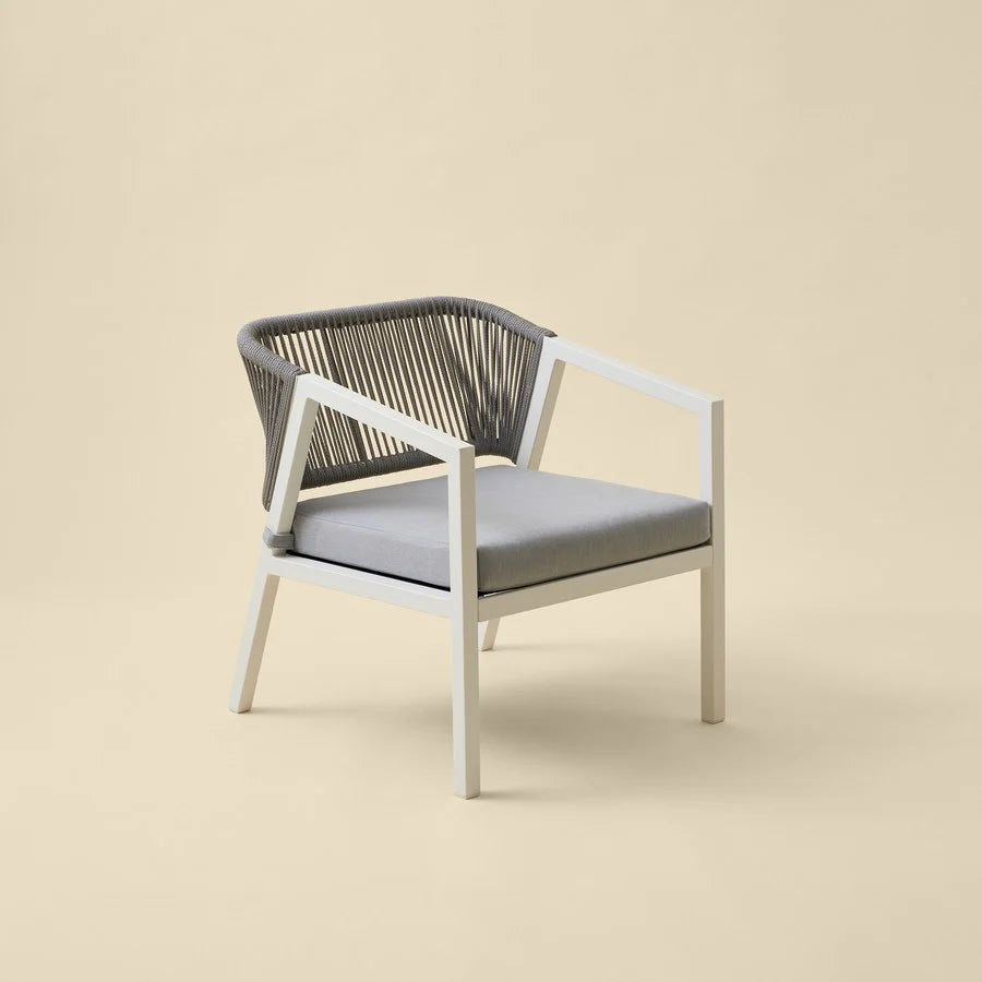 Virasat Outdoor Garden Balcony Sofa Set 2 Seater,2 Single seater and 1 Center Table Set, Braid & Rope (Cream)-VIRASAT FURNITURE & FURNISHING