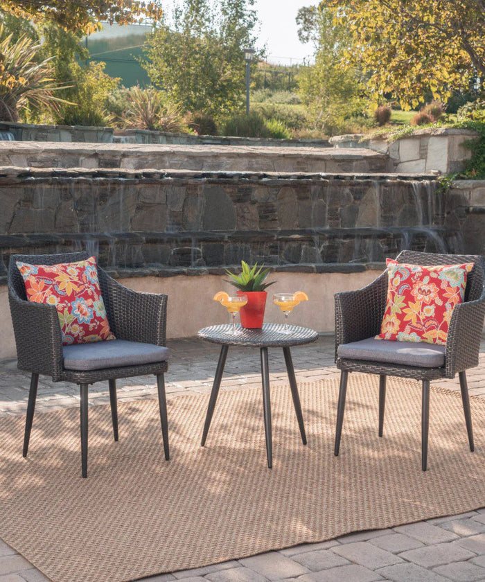 Virasat  Outdoor Patio Seating Set 2 Chairs and Table