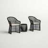 Virasat  Outdoor Patio Seating Set 2 Chairs 1 Table