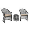 Virasat  Outdoor Patio Seating Set 2 Chairs 1 Table