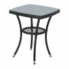 Virasat  Outdoor Patio Seating Set 2 Chairs 1 Table Black