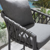 Virasat  Outdoor Patio Bar Set 6 Chairs and 1 Table Set Braided & Rope