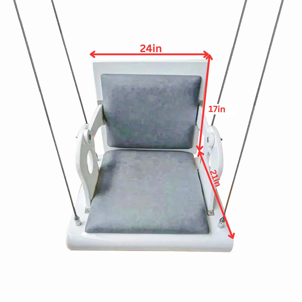 Virasat Single Seater Hanging Swing Without Stand For Balcony, Garden Swing (Acrylic)-VIRASAT FURNITURE & FURNISHING
