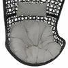 Virasat Single Seater Hanging Swing Without Stand For Balcony, Garden Swing (Black)-VIRASAT FURNITURE & FURNISHING