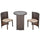 Virasat Outdoor Patio Seating Set 2 Chairs and Table-VIRASAT FURNITURE & FURNISHING