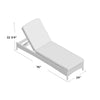 Virasat Outdoor Swimming Poolside Lounger Black-VIRASAT FURNITURE & FURNISHING