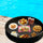 Virasat Luxury Floating Serving Tray For Swimming Pool - Brown ( Round)-VIRASAT FURNITURE & FURNISHING