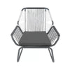 VIRASAT FURNITURE Outdoor Rope Double Tone 3-Piece Patio Set