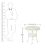 Virasat Outdoor Patio Seating Set 2 Chairs and 1 Table Set (White)-VIRASAT FURNITURE & FURNISHING