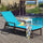 Virasat Outdoor Swimming Poolside Lounger Dark Brown-VIRASAT FURNITURE & FURNISHING
