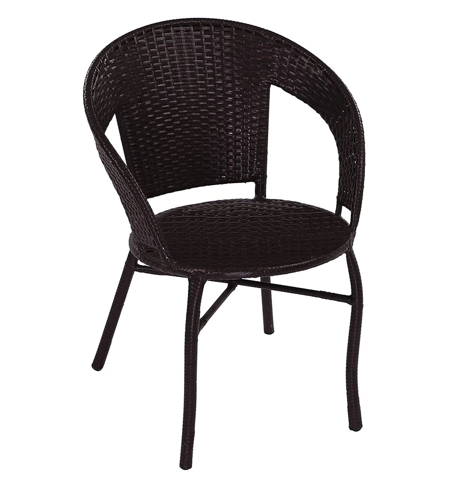 Virasat Outdoor Patio Seating Set 2 Chairs and 1 Table Set (Brown)-VIRASAT FURNITURE & FURNISHING