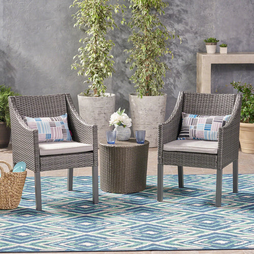 Virasat Outdoor Patio Seating Set 2 Chairs and 1 Table-VIRASAT FURNITURE & FURNISHING