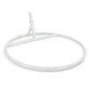 Virasat Single Seater Hanging Swing With Stand For Balcony, Garden Swing (White)-VIRASAT FURNITURE & FURNISHING