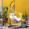 Virasat Single Seater Hanging Swing With Stand For Balcony, Garden Swing (Sea shell)-VIRASAT FURNITURE & FURNISHING