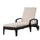 Virasat Outdoor Swimming Poolside Lounger (Black)-VIRASAT FURNITURE & FURNISHING
