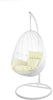 Virasat Single Seater Hanging Swing With Stand For Balcony, Garden Swing (White)-VIRASAT FURNITURE & FURNISHING