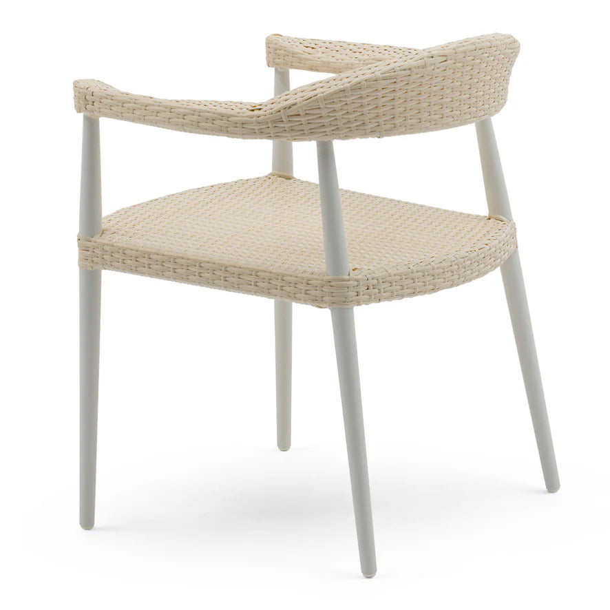 Virasat Outdoor Patio Seating Set 3 Chairs and 1 Table Set (Cream)-VIRASAT FURNITURE & FURNISHING