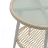 Virasat Outdoor Patio Seating Set 3 Chairs and 1 Table Set (Cream)-VIRASAT FURNITURE & FURNISHING