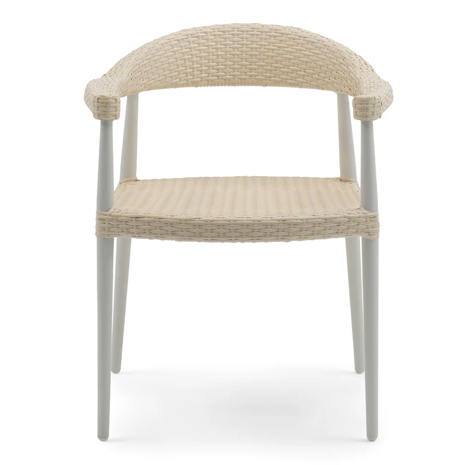 Virasat Outdoor Patio Seating Set 3 Chairs and 1 Table Set (Cream)-VIRASAT FURNITURE & FURNISHING