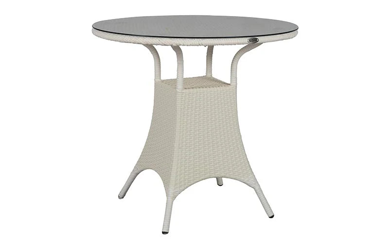 Virasat Outdoor Patio Seating Set 4 Chairs and 1 Table Set (White)-VIRASAT FURNITURE & FURNISHING
