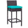 Virasat Outdoor Patio Bar Sets 4 Chairs and 1 Table (Dark Brown)-VIRASAT FURNITURE & FURNISHING