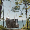 Virasat Single Seater Hanging Swing Without Stand For Balcony, Garden Swing (Grey)-VIRASAT FURNITURE & FURNISHING