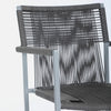 VIRASAT FURNITURE Outdoor Rope 3-Piece Patio Set (Grey)