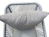 Virasat Outdoor Patio Seating Set 2 Chairs and 1 Table Set (Grey) Braided & Rope-VIRASAT FURNITURE & FURNISHING
