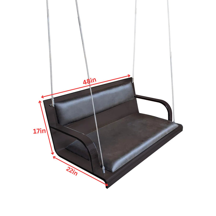 Virasat Vidal Double Seater Hanging Swing Without Stand For Balcony , Garden Swing ( Acrylic )