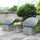 Virasat Outdoor Patio Seating Set 2 Chairs and 1 Table Set-VIRASAT FURNITURE & FURNISHING