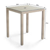 Virasat Outdoor Patio Bar Sets 4 Chairs and 1 Table (Pearl White)-VIRASAT FURNITURE & FURNISHING