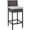 Virasat Outdoor Patio Bar Sets 4 Chairs and 1 Table (Dark Brown)-VIRASAT FURNITURE & FURNISHING
