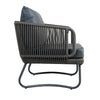 VIRASAT FURNITURE OUTDOOR ROPE 6-SEATER SOFA SET (GREY)