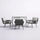 Virasat Outdoor Patio Seating Set 4 Chairs and 1 Table Set Braided & Rope-VIRASAT FURNITURE & FURNISHING