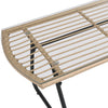 Virasat Outdoor Garden Balcony Sofa Set 2 Seater, 2 Single Seater and 1 Center Table Set (Black + Tan)-VIRASAT FURNITURE & FURNISHING